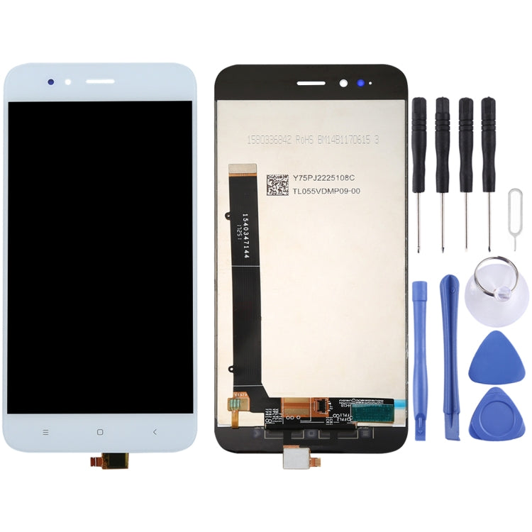 TFT LCD Screen for Xiaomi Mi 5X / A1 with Digitizer Full Assembly(White) - LCD Screen by PMC Jewellery | Online Shopping South Africa | PMC Jewellery