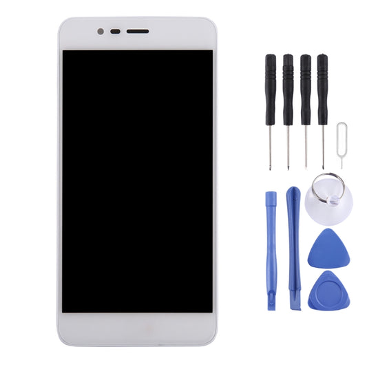 OEM LCD Screen for Asus ZenFone 3 Max / ZC520TL / X008D Digitizer Full Assembly with Frame（White) - LCD Screen by PMC Jewellery | Online Shopping South Africa | PMC Jewellery