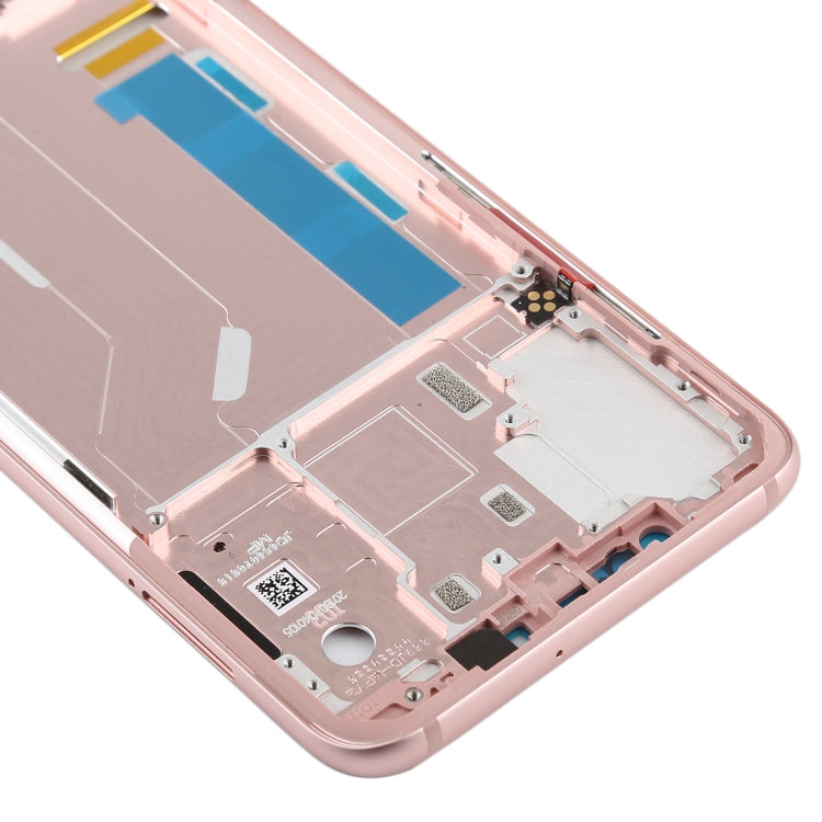 Middle Frame Bezel with Side Keys for Xiaomi Mi 8 (Rose Gold) - Frame Bezel Plate by PMC Jewellery | Online Shopping South Africa | PMC Jewellery