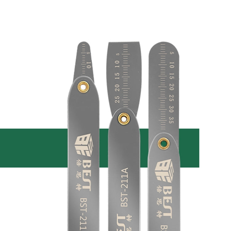 BEST BST-211A/B Universal Mobile Phone Repair Opener Tool Metal Disassemble Crowbar Metal Steel Pry Tool Set - Tool Kits by BEST | Online Shopping South Africa | PMC Jewellery