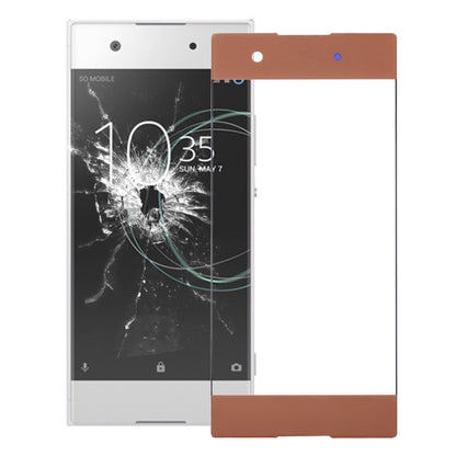 Front Screen Outer Glass Lens for Sony Xperia XA1 (Pink) - Touch Panel by PMC Jewellery | Online Shopping South Africa | PMC Jewellery