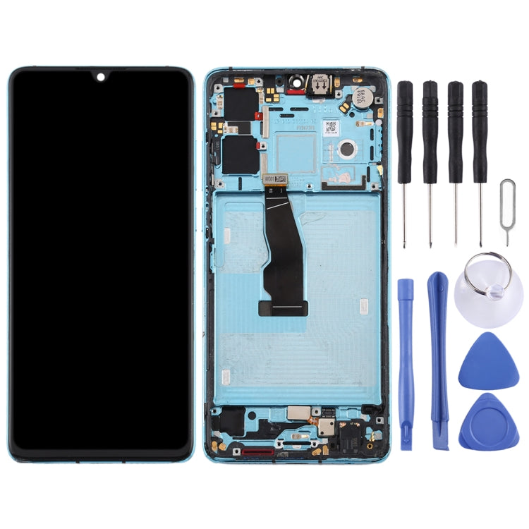 Original OLED LCD Screen for Huawei P30 Digitizer Full Assembly with Frame(Twilight) - LCD Screen by PMC Jewellery | Online Shopping South Africa | PMC Jewellery