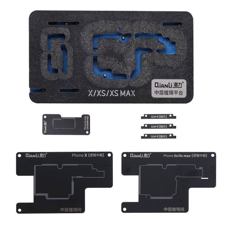 Qianli BGA Reballing Stencil Platform for iPhone X / XS / XS Max - Repair Platform by QIANLI | Online Shopping South Africa | PMC Jewellery | Buy Now Pay Later Mobicred