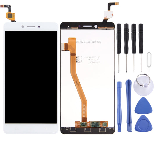 OEM LCD Screen for Lenovo K6 Note with Digitizer Full Assembly (White) - LCD Screen by PMC Jewellery | Online Shopping South Africa | PMC Jewellery