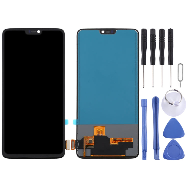 For OnePlus 6 A6000 TFT Material LCD Screen and Digitizer Full Assembly (Black) - LCD Screen by PMC Jewellery | Online Shopping South Africa | PMC Jewellery