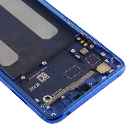 Front Housing LCD Frame Bezel Plate for Xiaomi Mi CC9 / 9 Lite(Blue) - Frame Bezel Plate by PMC Jewellery | Online Shopping South Africa | PMC Jewellery