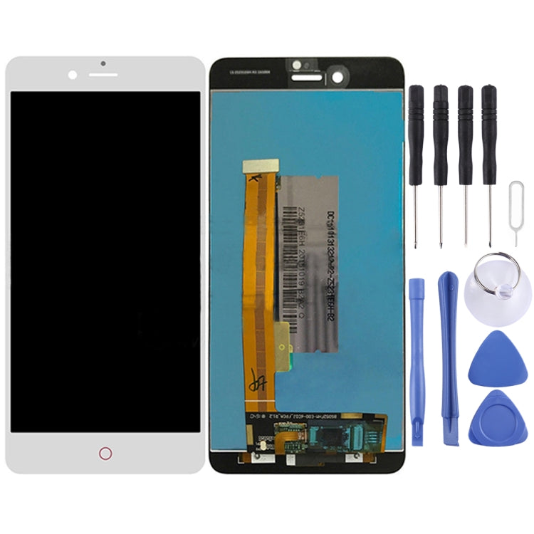 OEM LCD Screen for ZTE Nubia Z11 miniS / NX549J with Digitizer Full Assembly (White) - For ZTE by PMC Jewellery | Online Shopping South Africa | PMC Jewellery