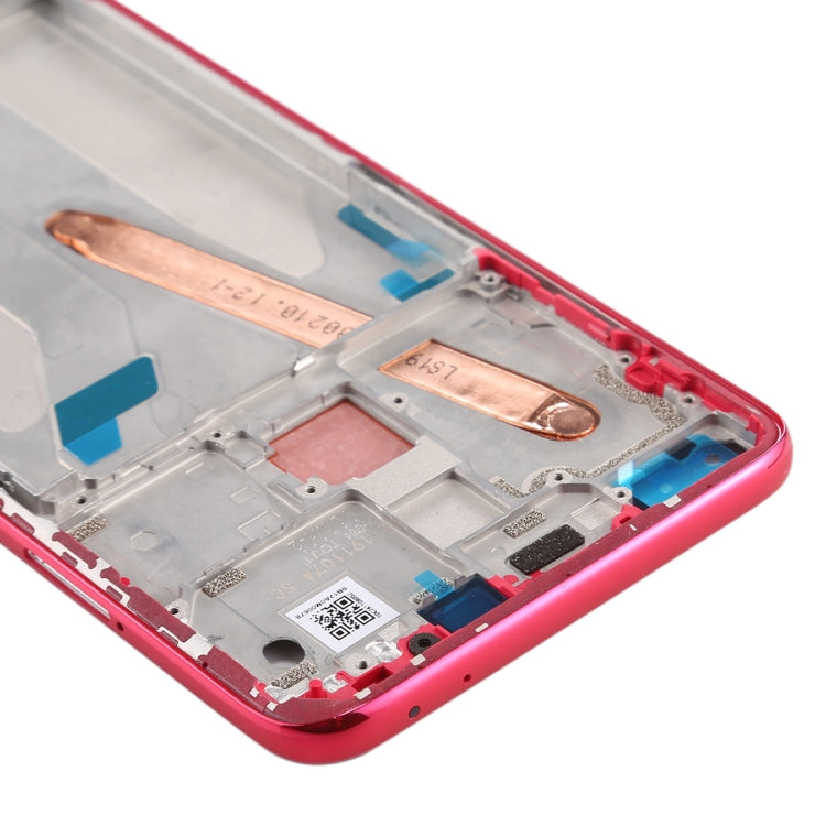 Front Housing LCD Frame Bezel Plate for Xiaomi Redmi K30 5G (Red) - Frame Bezel Plate by PMC Jewellery | Online Shopping South Africa | PMC Jewellery