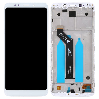 TFT LCD Screen for Xiaomi Redmi 5 Plus Digitizer Full Assembly with Frame(White) - LCD Screen by PMC Jewellery | Online Shopping South Africa | PMC Jewellery