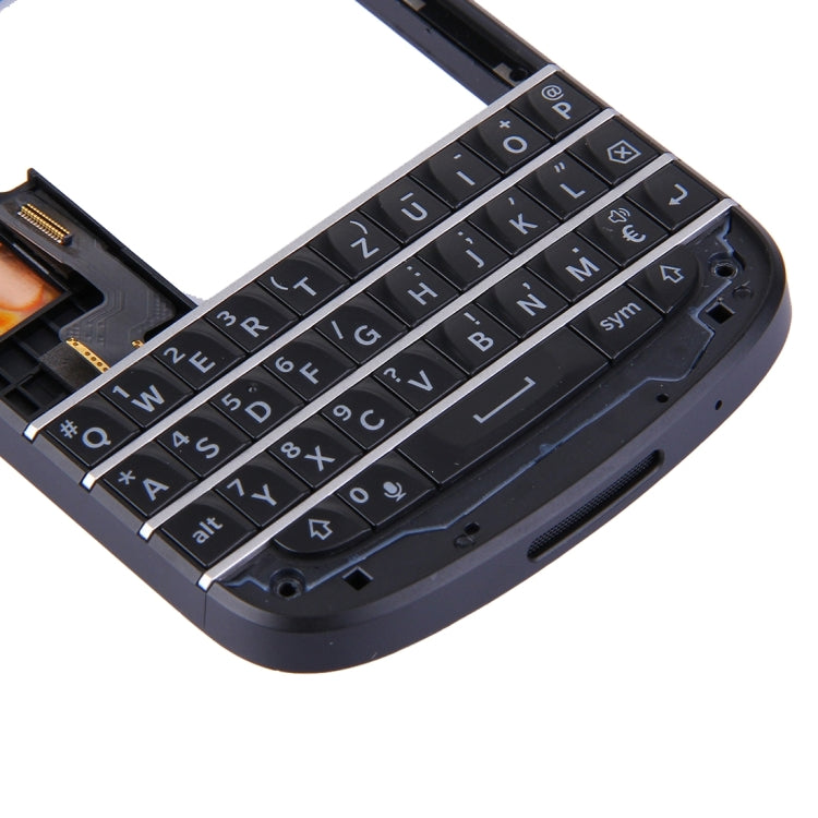 3 in 1 for BlackBerry Q10 (Keyboard + Middle Frame Bezel + Back Plate Housing Camera Lens Panel) Full Assembly Housing Cover - For BlackBerry by PMC Jewellery | Online Shopping South Africa | PMC Jewellery