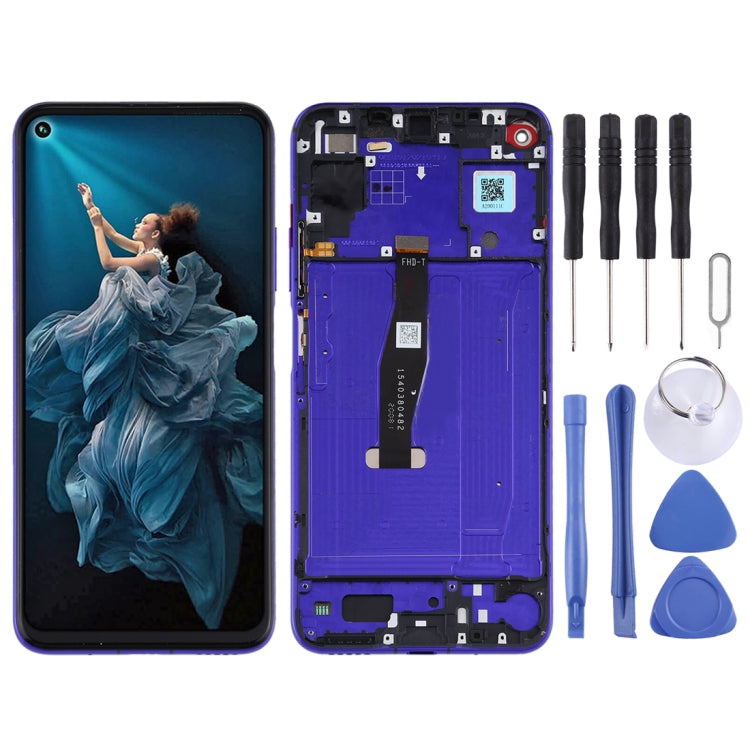 OEM LCD Screen for Huawei Honor 20 / Nova 5T Digitizer Full Assembly with Frame(Sapphire Blue) - LCD Screen by PMC Jewellery | Online Shopping South Africa | PMC Jewellery