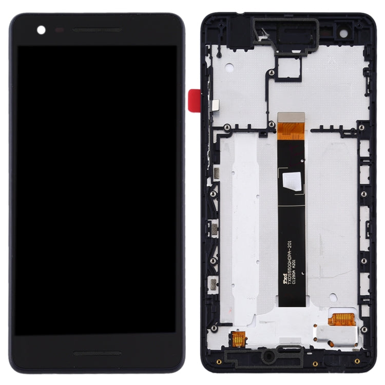 TFT LCD Screen for Nokia 2.1 Digitizer Full Assembly with Frame (Black) - LCD Screen by PMC Jewellery | Online Shopping South Africa | PMC Jewellery