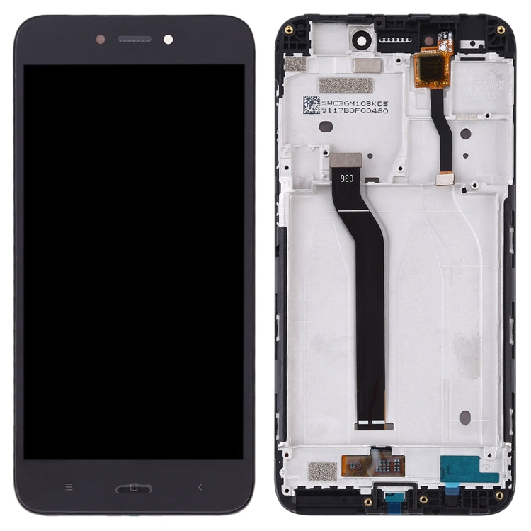 TFT LCD Screen for Xiaomi Redmi Go Digitizer Full Assembly with Frame(Black) - LCD Screen by PMC Jewellery | Online Shopping South Africa | PMC Jewellery