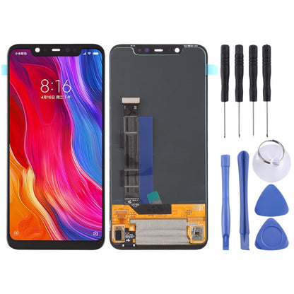 OEM OLED LCD Screen and Digitizer Full Assembly for Xiaomi Mi 8(Black) - LCD Screen by PMC Jewellery | Online Shopping South Africa | PMC Jewellery