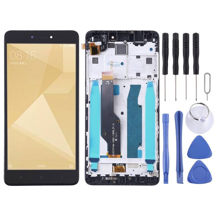 TFT LCD Screen for Xiaomi Redmi Note 4X Digitizer Full Assembly with Frame(Black) - LCD Screen by PMC Jewellery | Online Shopping South Africa | PMC Jewellery