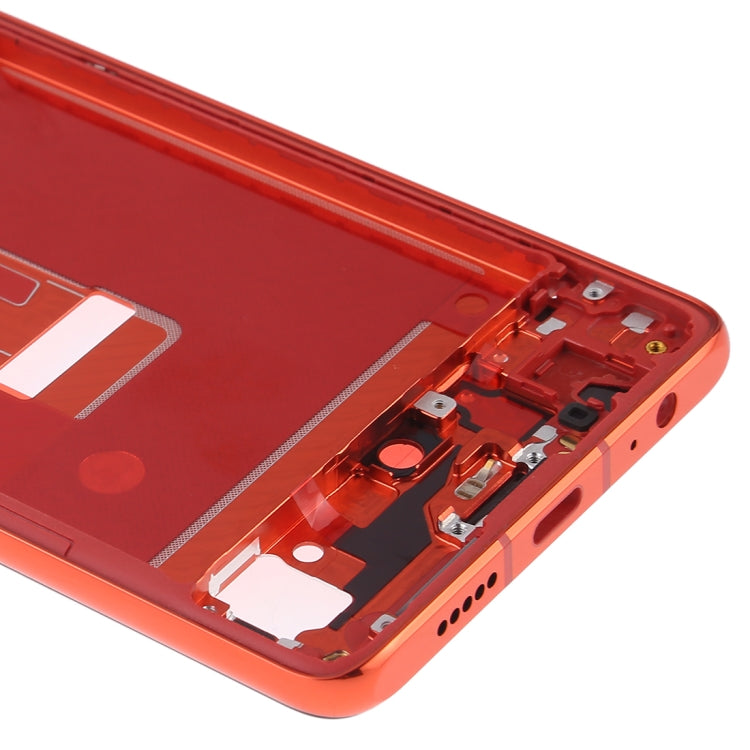 Front Housing LCD Frame Bezel Plate with Side Keys for Huawei P30(Orange) - Full Housing Cover by PMC Jewellery | Online Shopping South Africa | PMC Jewellery