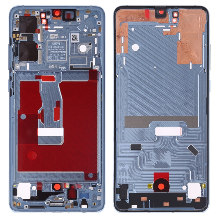 Front Housing LCD Frame Bezel Plate with Side Keys for Huawei P30(Baby Blue) - Full Housing Cover by PMC Jewellery | Online Shopping South Africa | PMC Jewellery