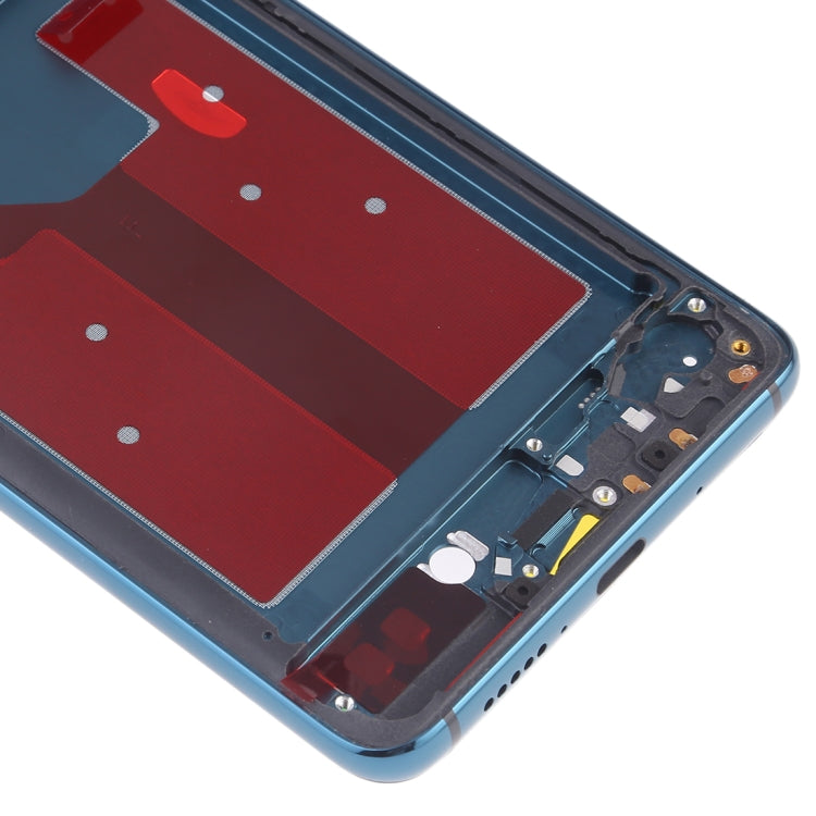 Front Housing LCD Frame Bezel Plate with Side Keys for Huawei Mate 20(Blue) - Full Housing Cover by PMC Jewellery | Online Shopping South Africa | PMC Jewellery