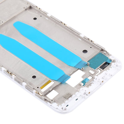 Front Housing LCD Frame Bezel for Xiaomi Mi 5X / A1(White) - Frame Bezel Plate by PMC Jewellery | Online Shopping South Africa | PMC Jewellery