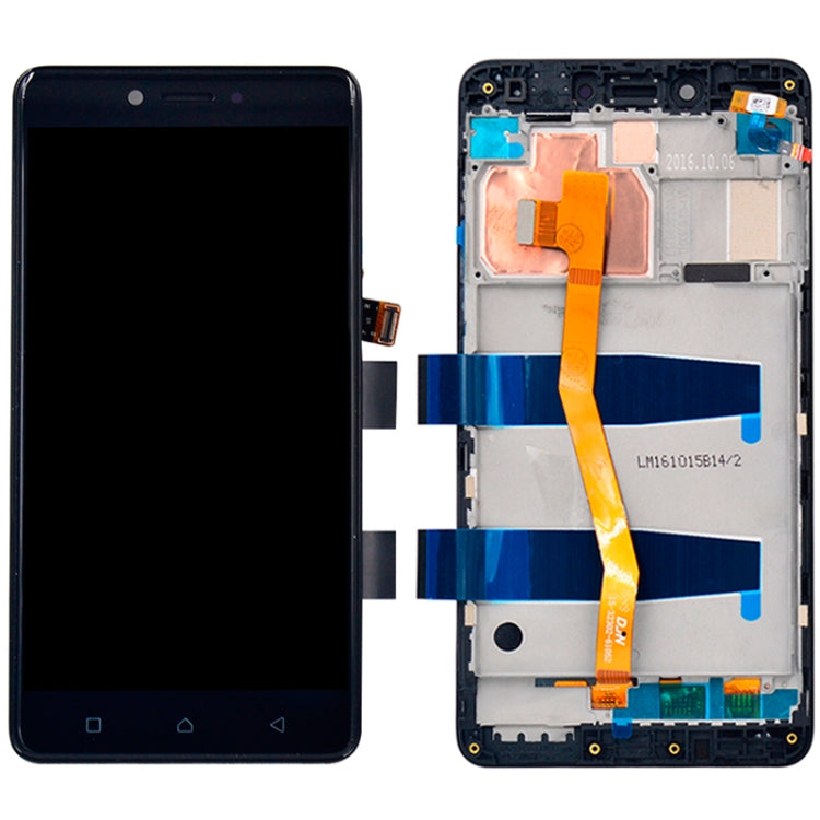 OEM LCD Screen for 5.5 inch Lenovo K6 Note K53a48 Digitizer Full Assembly with Frame (Black) - LCD Screen by PMC Jewellery | Online Shopping South Africa | PMC Jewellery