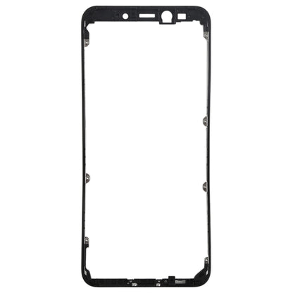 Front Housing LCD Frame Bezel Holder for Xiaomi Mi 6X / A2(Black) - Frame Bezel Plate by PMC Jewellery | Online Shopping South Africa | PMC Jewellery