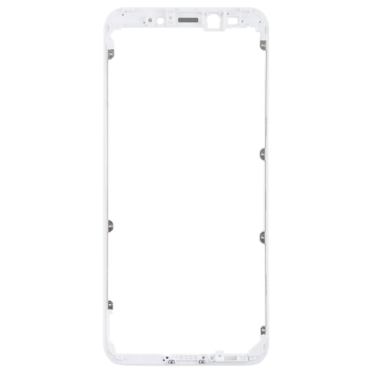 Front Housing LCD Frame Bezel Holder for Xiaomi Mi 6X / A2(White) - Frame Bezel Plate by PMC Jewellery | Online Shopping South Africa | PMC Jewellery