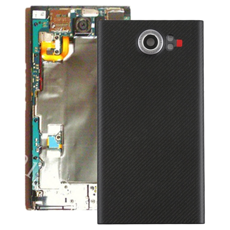 Back Cover with Camera Lens for Blackberry Priv (US Version)(Black) - For BlackBerry by PMC TechLife | Online Shopping South Africa | PMC TechLife