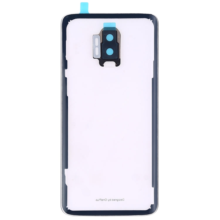 For OnePlus 6T Battery Back Cover with Camera Lens (Transparent) - Back Cover by PMC Jewellery | Online Shopping South Africa | PMC Jewellery