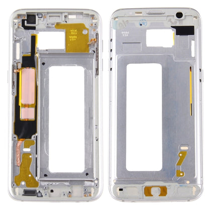 For Galaxy S7 Edge / G935 Front Housing LCD Frame Bezel Plate (Silver) - Frame Bezel Plate by PMC Jewellery | Online Shopping South Africa | PMC Jewellery