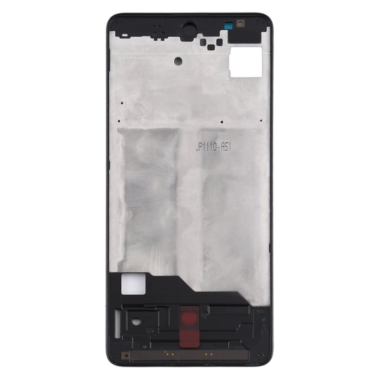 For Samsung Galaxy A51  Front Housing LCD Frame Bezel Plate (Black) - Frame Bezel Plate by PMC Jewellery | Online Shopping South Africa | PMC Jewellery