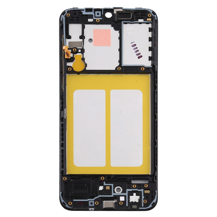 For Samsung Galaxy A10e Front Housing LCD Frame Bezel Plate (Black) - Frame Bezel Plate by PMC Jewellery | Online Shopping South Africa | PMC Jewellery