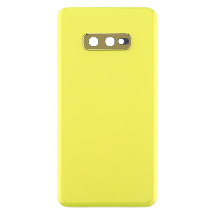 For Galaxy S10e Battery Back Cover with Camera Lens (Yellow) - Back Cover by PMC Jewellery | Online Shopping South Africa | PMC Jewellery