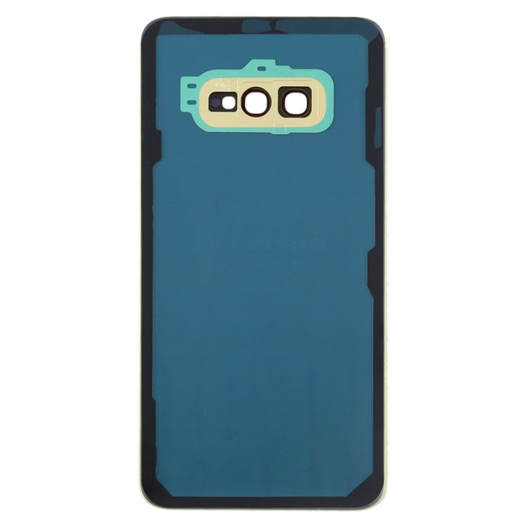 For Galaxy S10e Battery Back Cover with Camera Lens (Yellow) - Back Cover by PMC Jewellery | Online Shopping South Africa | PMC Jewellery