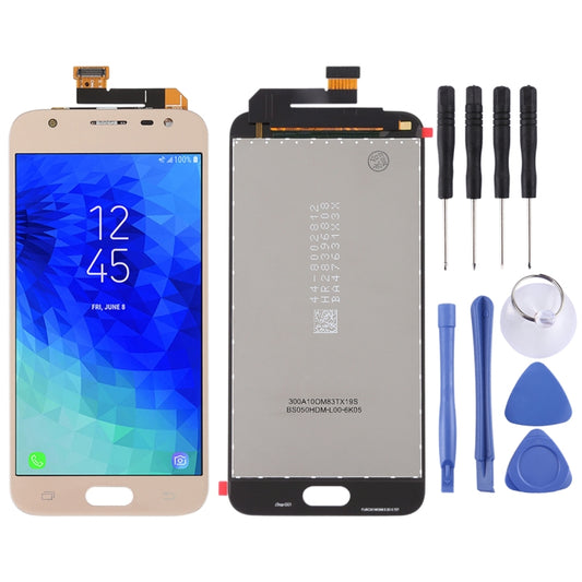 OEM LCD Screen for Galaxy J3 (2018) / J337 with Digitizer Full Assembly (Gold) - LCD Screen by PMC Jewellery | Online Shopping South Africa | PMC Jewellery