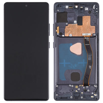 Original Super AMOLED Material LCD Screen and Digitizer Full Assembly with Frame for Galaxy S10 Lite(Black) - LCD Screen by PMC Jewellery | Online Shopping South Africa | PMC Jewellery