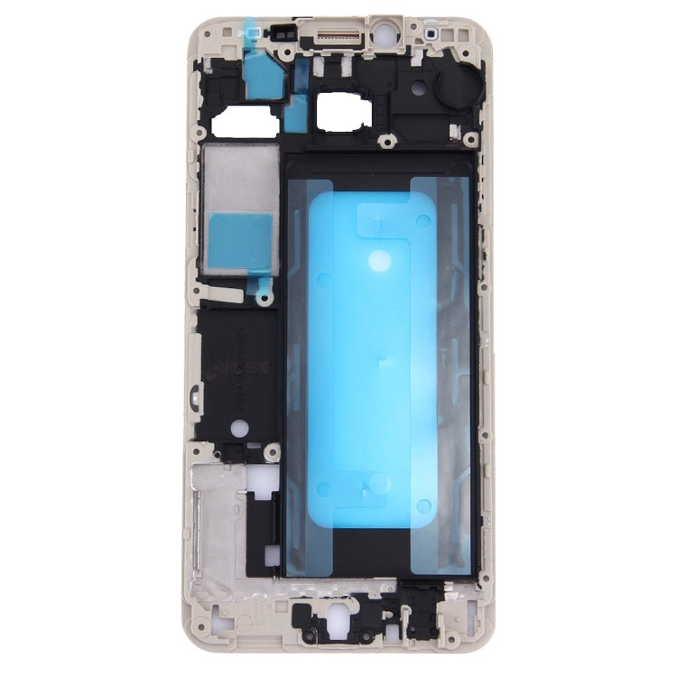 For Galaxy C5 / C5000 Front Housing LCD Frame Bezel Plate (Gold) - Frame Bezel Plate by PMC Jewellery | Online Shopping South Africa | PMC Jewellery