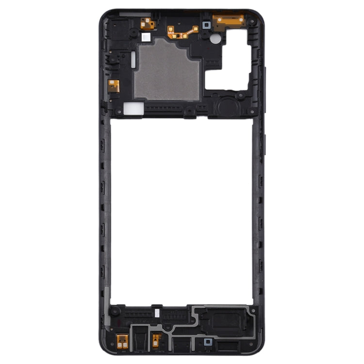 For Samsung Galaxy A21s  Middle Frame Bezel Plate (Black) - Frame Bezel Plate by PMC Jewellery | Online Shopping South Africa | PMC Jewellery