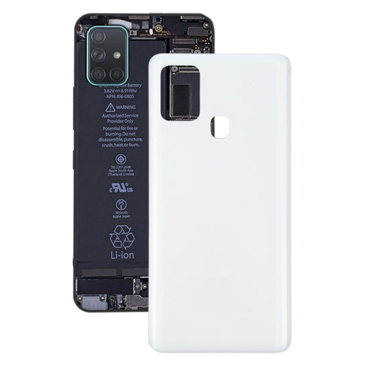 For Samsung Galaxy A21s Battery Back Cover (White) - Back Cover by PMC Jewellery | Online Shopping South Africa | PMC Jewellery