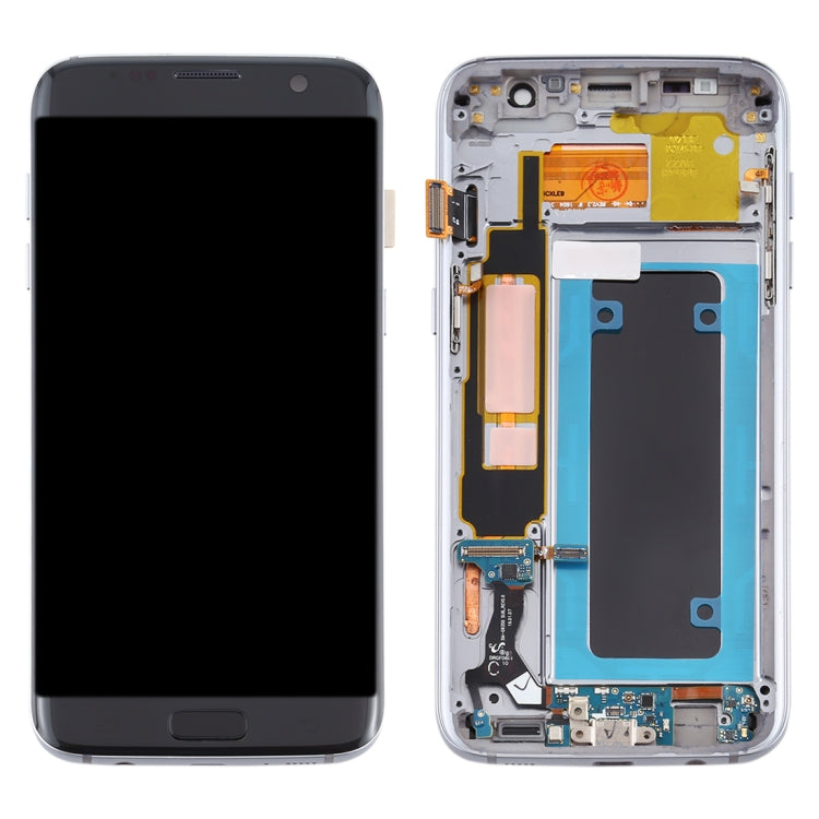 OLED LCD Screen for Samsung Galaxy S7 Edge / SM-G935F Digitizer Full Assembly with Frame (Black) - LCD Screen by PMC Jewellery | Online Shopping South Africa | PMC Jewellery