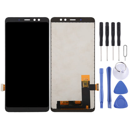 incell LCD Half Screen for Galaxy A8+ (2018) A730F, A730F/DS With Digitizer Full Assembly (Black) - LCD Screen by PMC Jewellery | Online Shopping South Africa | PMC Jewellery