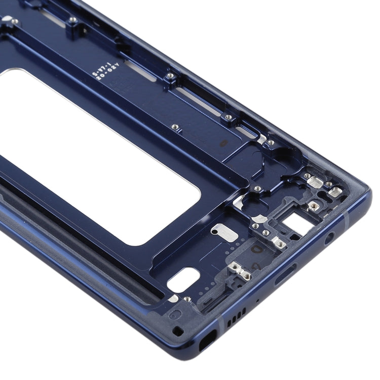 For Galaxy Note9 Front Housing LCD Frame Bezel (Blue) - Frame Bezel Plate by PMC Jewellery | Online Shopping South Africa | PMC Jewellery