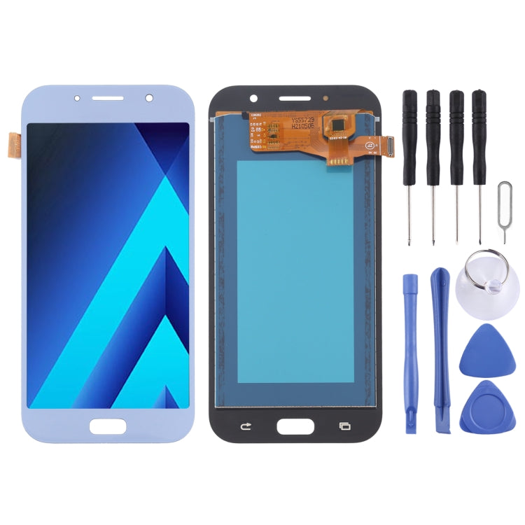 TFT LCD Screen for Galaxy A7 (2017), A720FA, A720F/DS With Digitizer Full Assembly (Blue) - LCD Screen by PMC Jewellery | Online Shopping South Africa | PMC Jewellery