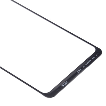 For Samsung Galaxy A31 10pcs Front Screen Outer Glass Lens (Black) - Outer Glass Lens by PMC Jewellery | Online Shopping South Africa | PMC Jewellery