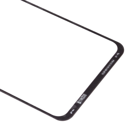 For Samsung Galaxy A60 10pcs Front Screen Outer Glass Lens (Black) - Outer Glass Lens by PMC Jewellery | Online Shopping South Africa | PMC Jewellery