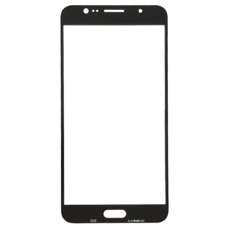 For Samsung Galaxy J7 (2016), J710F, J710FN, J710M/MN, J7108 10pcs Front Screen Outer Glass Lens (Black) - Outer Glass Lens by PMC Jewellery | Online Shopping South Africa | PMC Jewellery