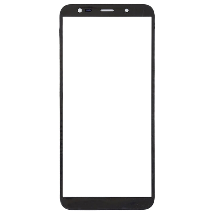 For Samsung Galaxy J6, J600F/DS, J600G/DS  10pcs Front Screen Outer Glass Lens (Black) - Outer Glass Lens by PMC Jewellery | Online Shopping South Africa | PMC Jewellery