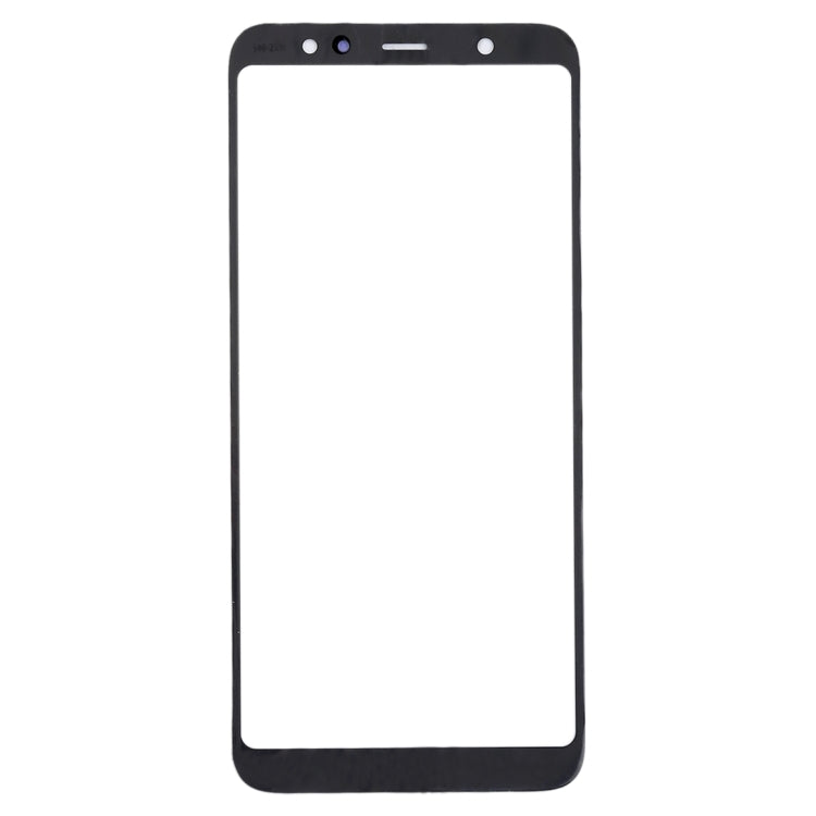 For Samsung Galaxy A6+ (2018) / A605  10pcs Front Screen Outer Glass Lens (Black) - Outer Glass Lens by PMC Jewellery | Online Shopping South Africa | PMC Jewellery