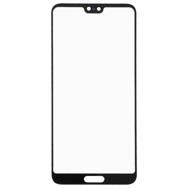 For Huawei P20 Pro 10PCS Front Screen Outer Glass Lens (Black) - Outer Glass Lens by PMC Jewellery | Online Shopping South Africa | PMC Jewellery