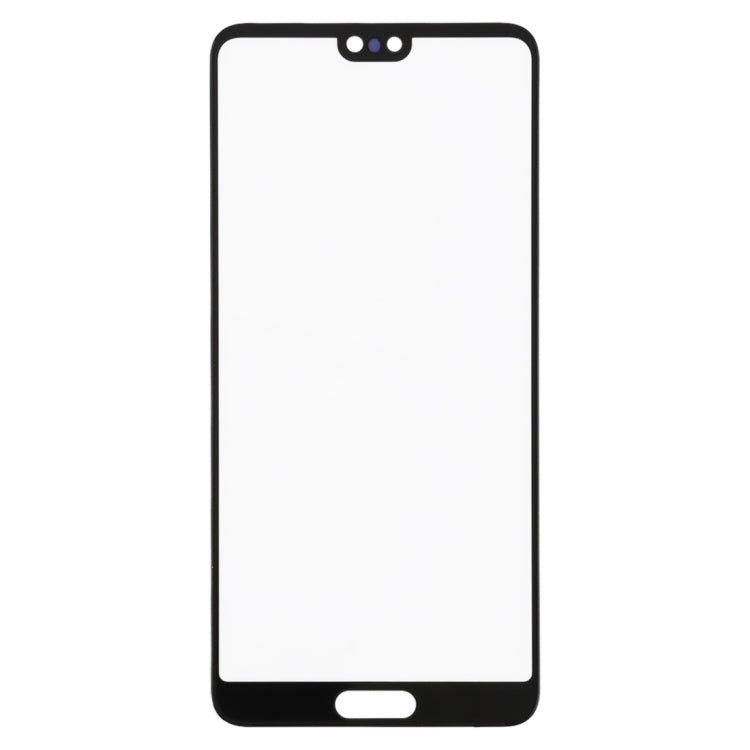 For Huawei P20  10PCS Front Screen Outer Glass Lens (Black) - Outer Glass Lens by PMC Jewellery | Online Shopping South Africa | PMC Jewellery