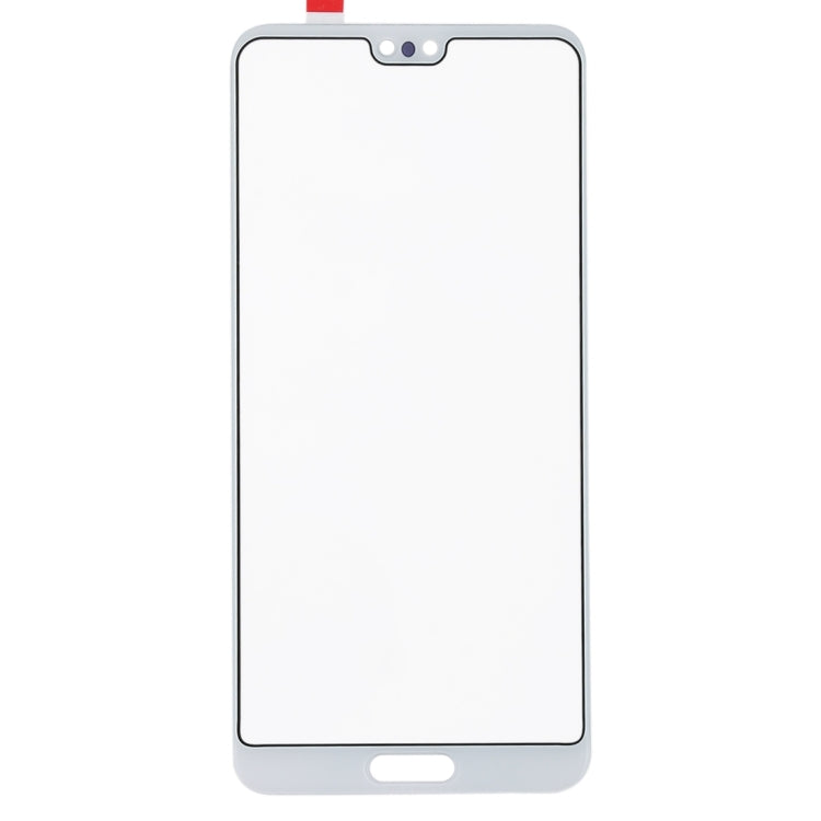 For Huawei P20 10PCS Front Screen Outer Glass Lens (White) - Outer Glass Lens by PMC Jewellery | Online Shopping South Africa | PMC Jewellery